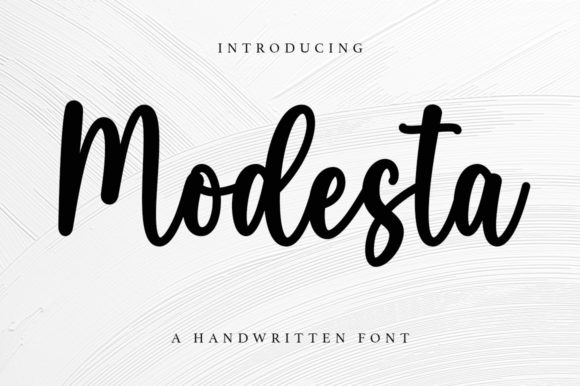 Modesta Font Poster 1