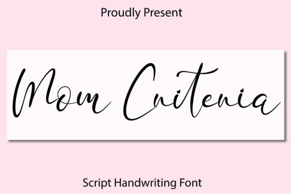 Mom Criteria Font