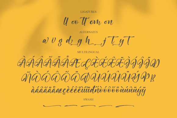 Mongallisa Andalika Font Poster 14