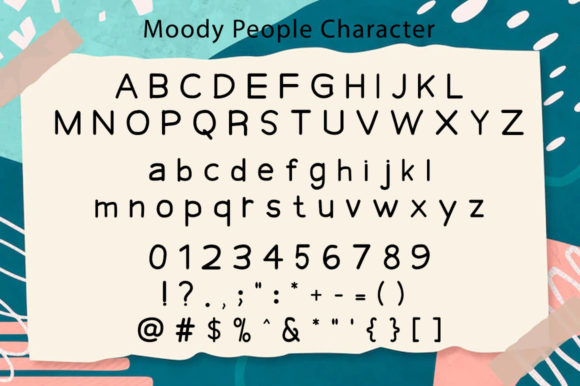 Moody People Font Poster 5