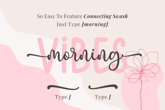 Morning Vibes Duo Font Poster 2