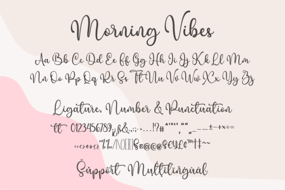 Morning Vibes Duo Font Poster 3