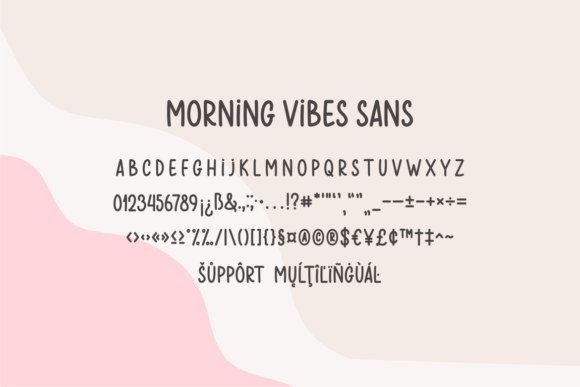 Morning Vibes Duo Font Poster 4