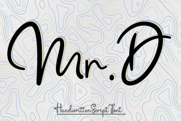 Mr. D Font Poster 2