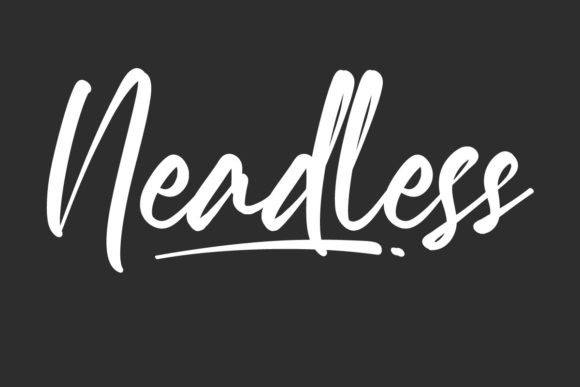 Neadless Font Poster 1