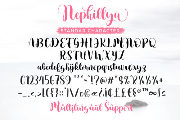 Nephillya Font Poster 6