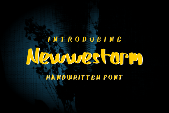 New Westorm Font Poster 1