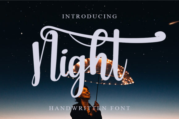 Night Font Poster 1