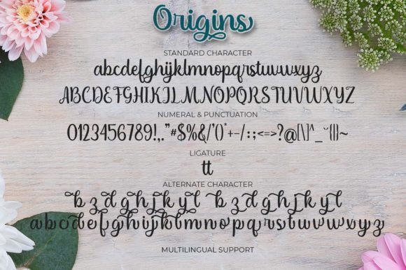 Origins Font Poster 6