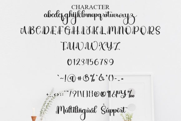 Our Wedding Font Poster 5
