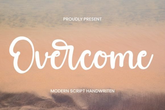 Overcome Font Poster 1