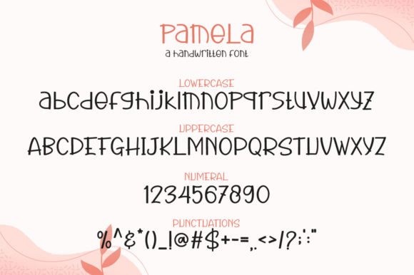 Pamela Font Poster 5