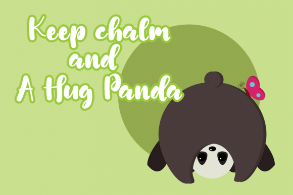 Panda Font Poster 5