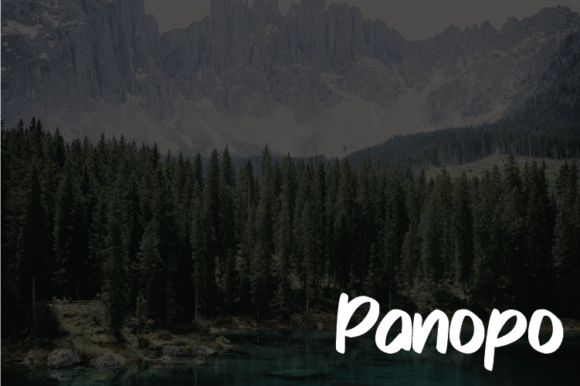 Panopo Font Poster 4