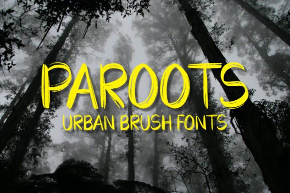 Paroots Font Poster 1