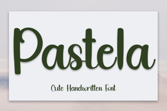 Pastela Font Poster 1