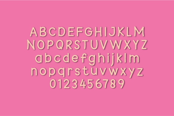 Peaches Font Poster 2