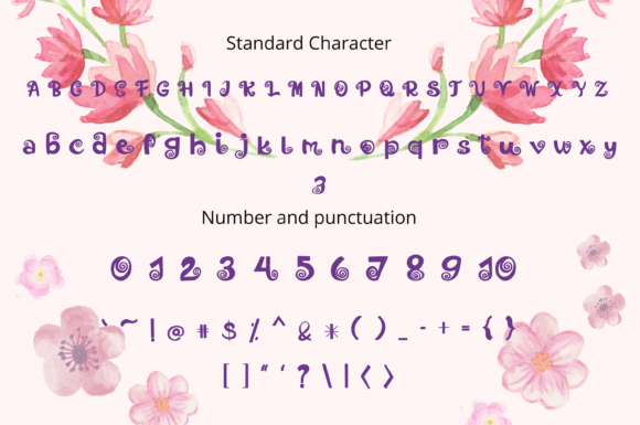 Peachy Lady Font Poster 2