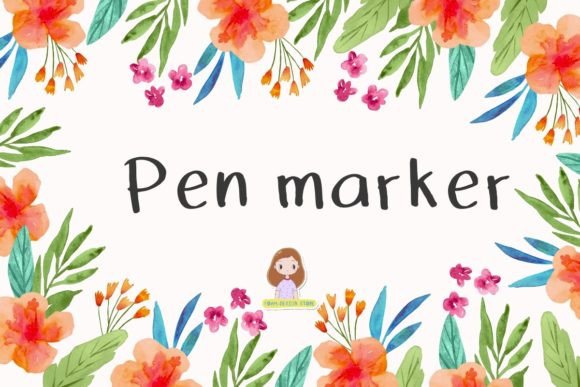 Pen Marker Font