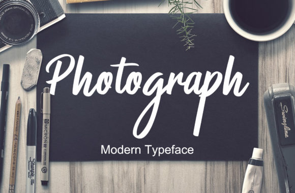 Photograph Font Poster 1