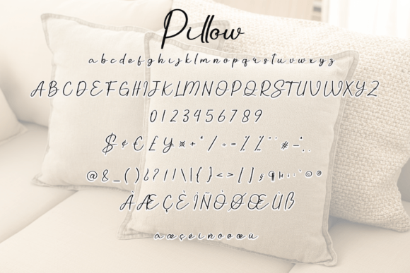 Pillow Font Poster 7