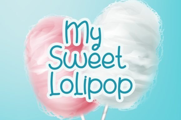 Pink Candy Font Poster 2