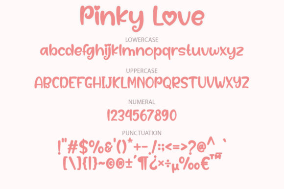 Pinky Love Font Poster 6