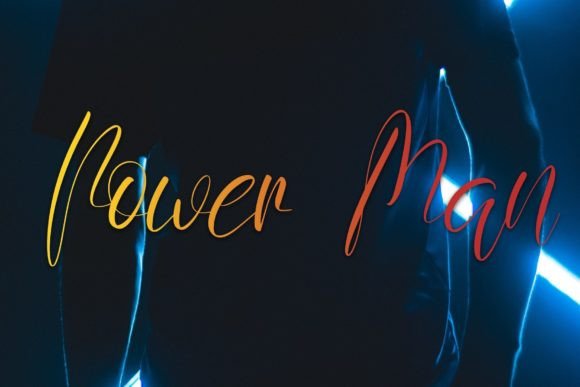 Power Man Font Poster 1