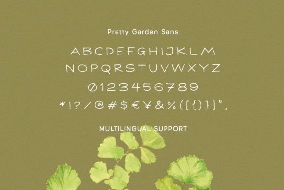 Pretty Garden Font Poster 10