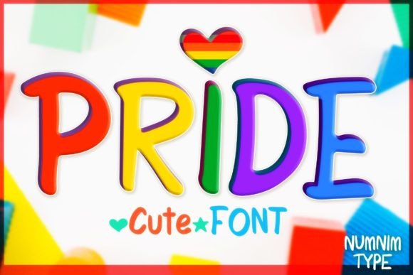 Pride Font Poster 1