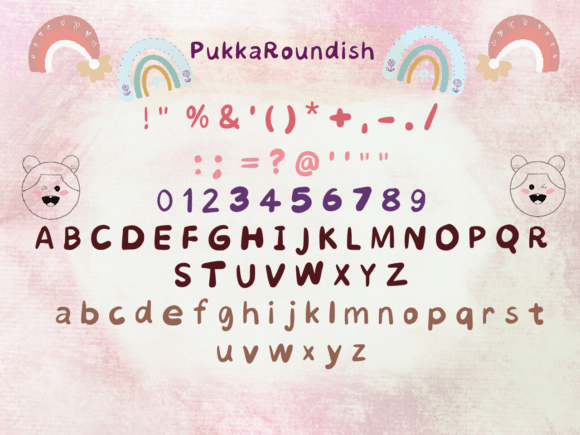 Pukka Roundish Font Poster 3