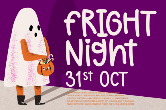Pumpkin Nightmare Font Poster 5
