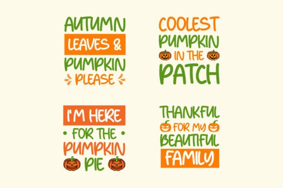 Pumpkin Patch Font Poster 3