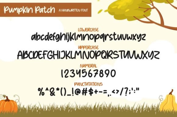 Pumpkin Patch Font Poster 7