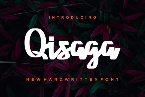 Qisaga Font Poster 2