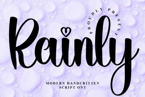 Rainly Font Poster 1