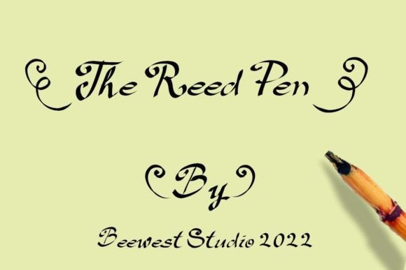 Reeds Font Poster 2
