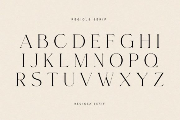 Regiola Font Poster 13