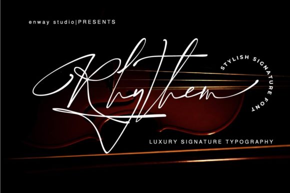 Rhythem Signature Font