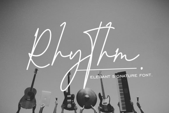 Rhythm Font Poster 1