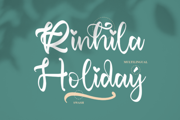 Rinhila Font Poster 11