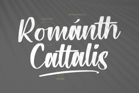 Romanth Cattalis Font Poster 11