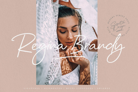 Romantica Signature Font Poster 2