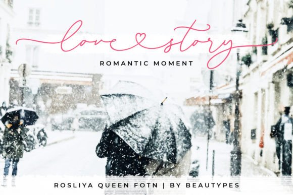 Rosliya Queen Font Poster 5