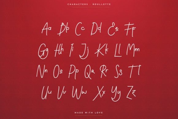 Roullette Font Poster 9