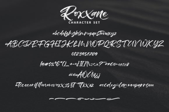 Roxxane Font Poster 5