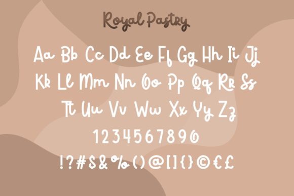 Royal Pastry Font Poster 4