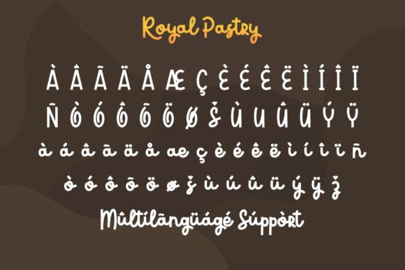 Royal Pastry Font Poster 7