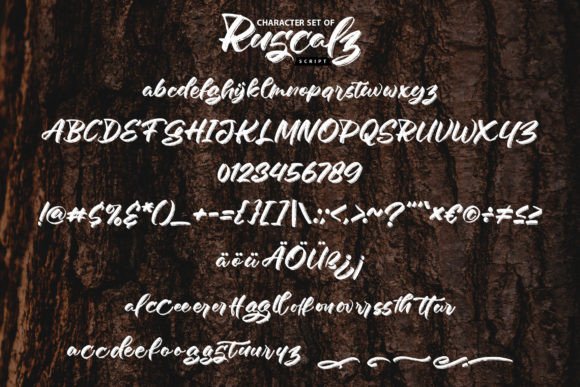 Ruscalz Font Poster 4