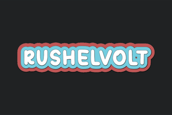 Rushelvolt Font